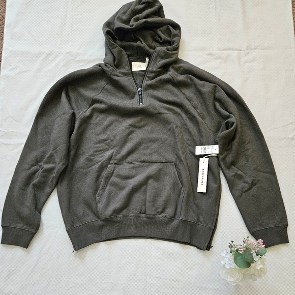 New Men's Fear Of God Hoodie Sweatshirt Long Sleeve Size L